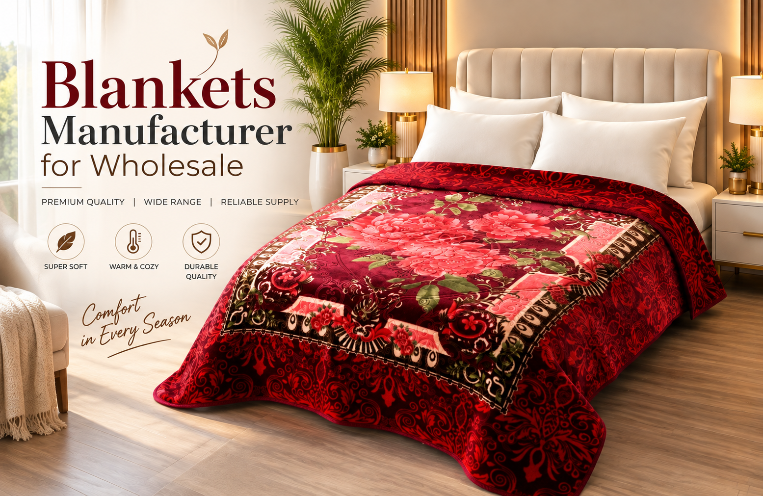 Blankets Manufacturer for Wholesale